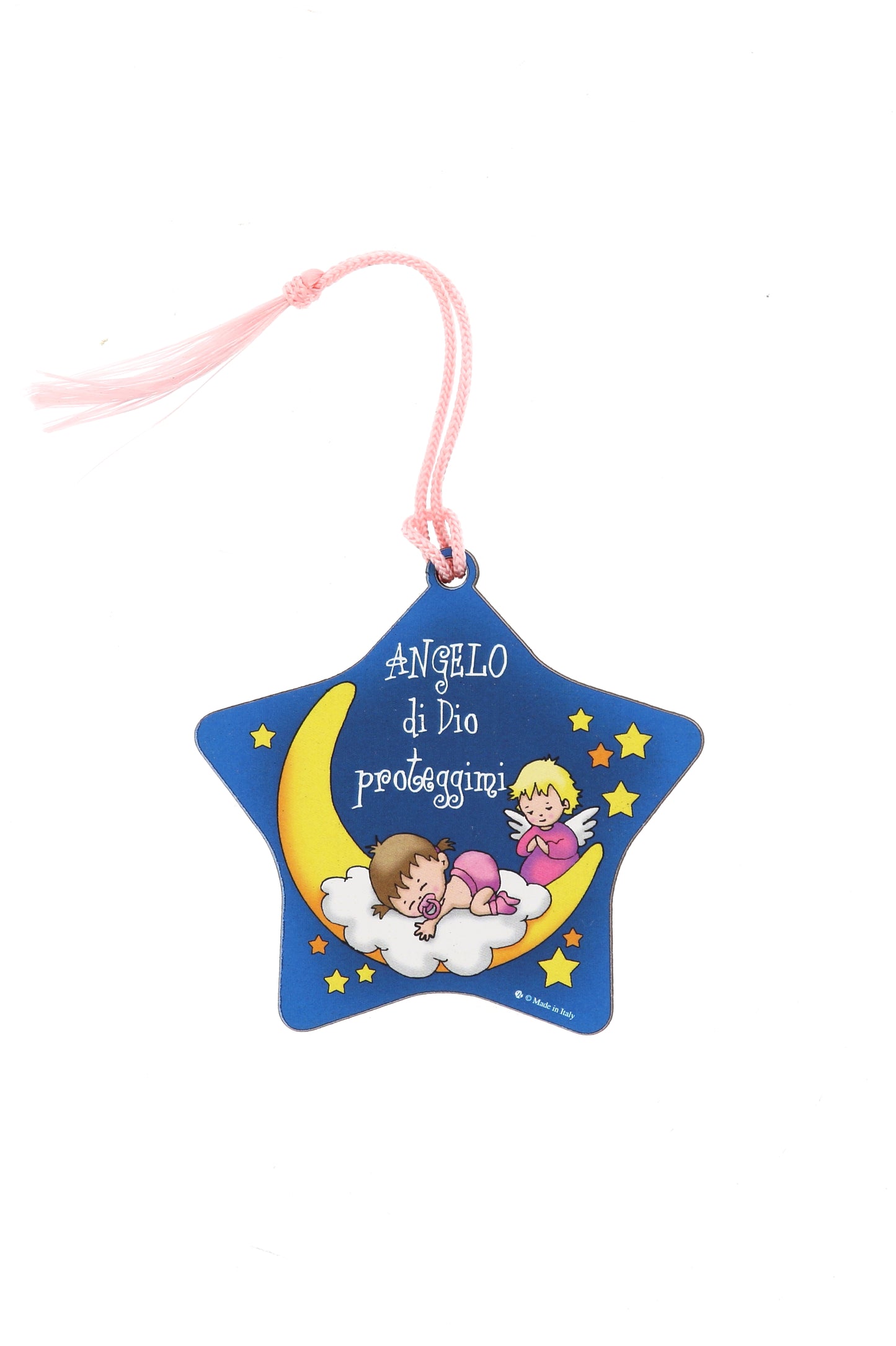 Sopraculla stella bambino e bambina. Dimensioni 7x5x7,5 cm