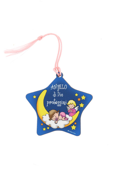 Sopraculla stella bambino e bambina. Dimensioni 7x5x7,5 cm
