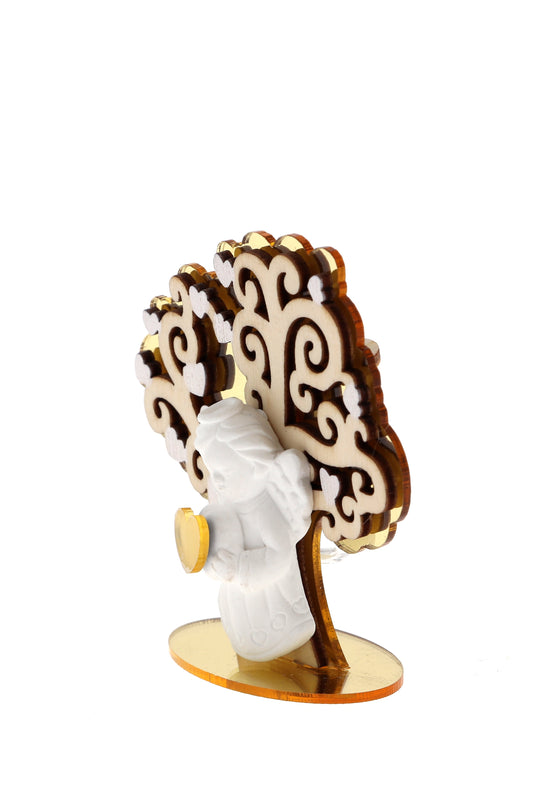 Ricordino Battesimo/Comunione - profumatore in plexiglass Albero della Vita. Altezza 7 cm