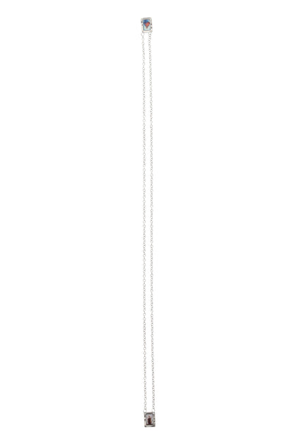 Scapolare del Carmelo in acciaio. Lunghezza 48 cm