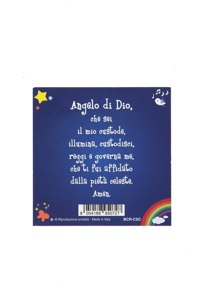 Sopraculla Cuore e Angelo sagomato. Dimensioni 9x9 cm
