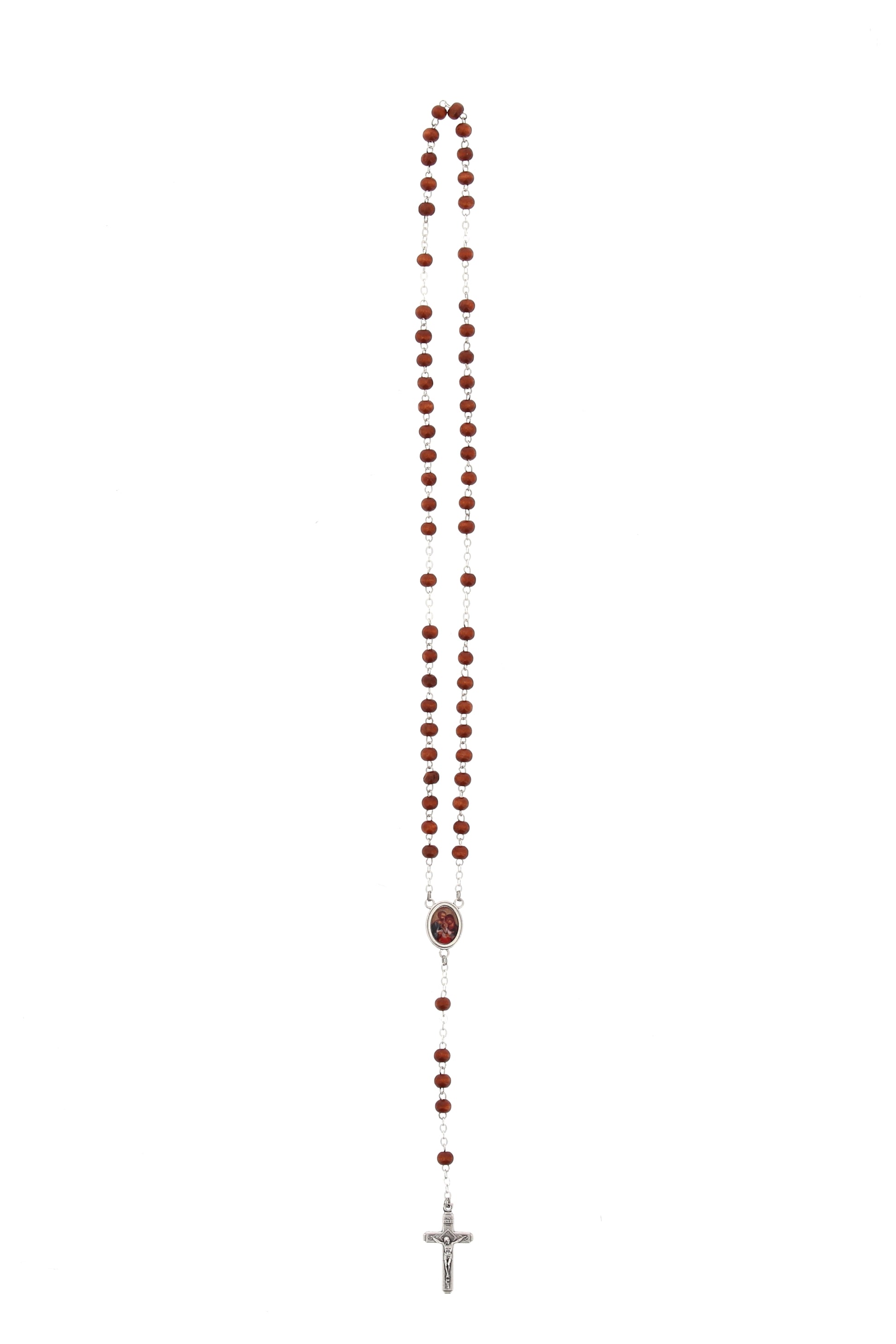 Altarino devozionale comprensivo di candela, corona e libretto abbinato Sacra Famiglia 11x15x4 cm
