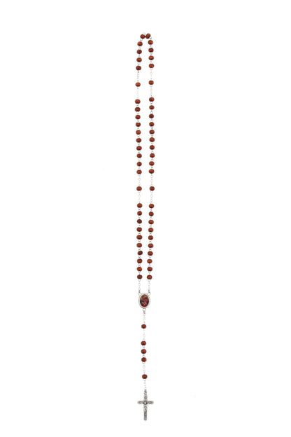 Altarino devozionale comprensivo di candela, corona e libretto abbinato Sacra Famiglia 11x15x4 cm
