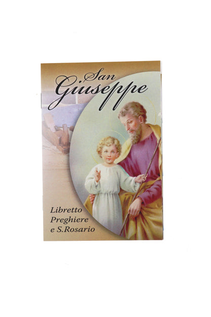 Altarino devozionale comprensivo di candela, corona e libretto - San Giuseppe 11x15x4 cm