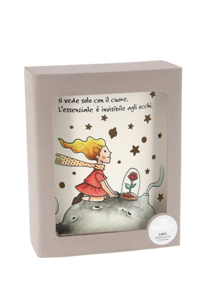 Lampada da compagnia in carta, Piccolo Principe. Altezza 16 cm