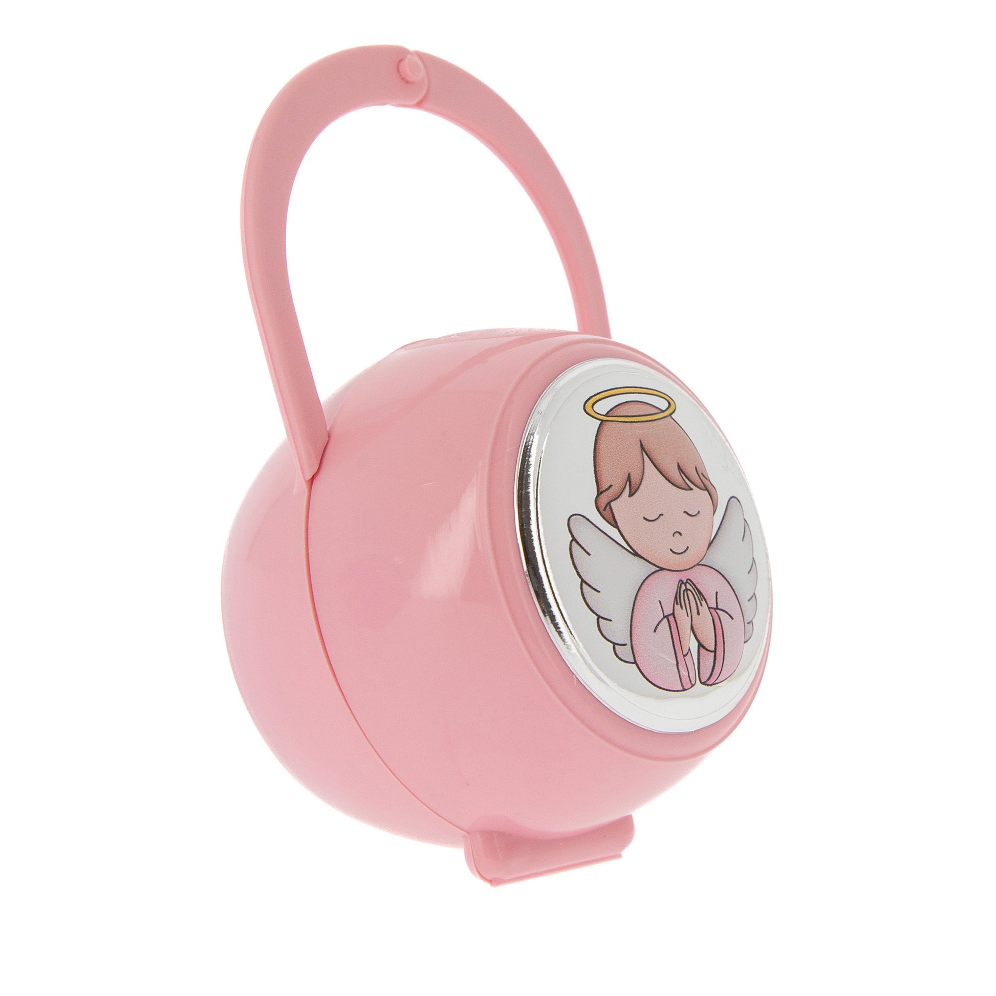 Confezione Angelo box e catenella portaciuccio