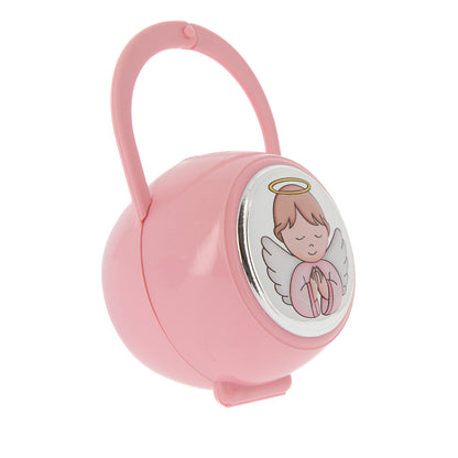 Confezione Angelo box e catenella portaciuccio