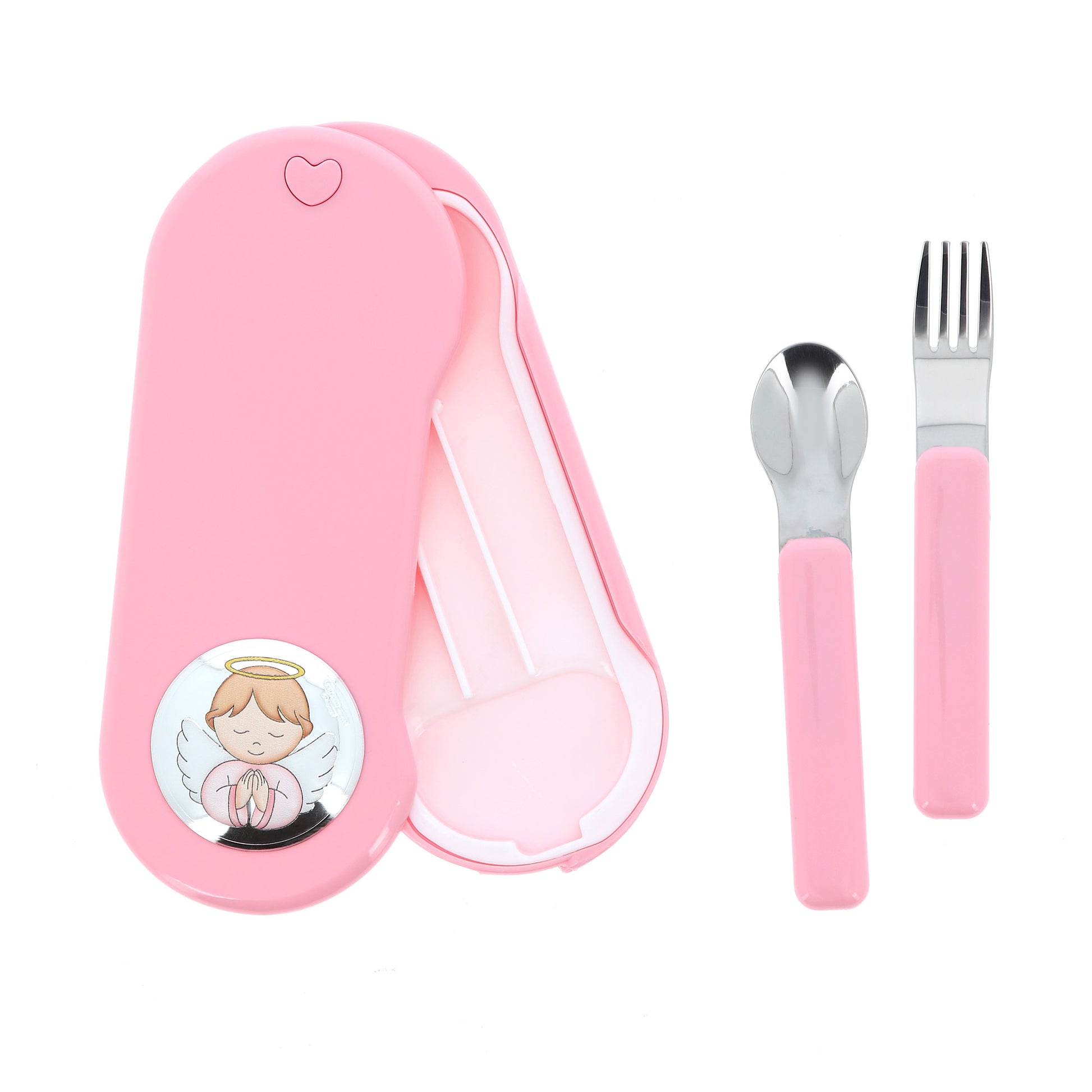 Set Posate pappa in scatolina con Angelo