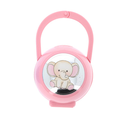 Confezione Elefanti box e catenella portaciuccio