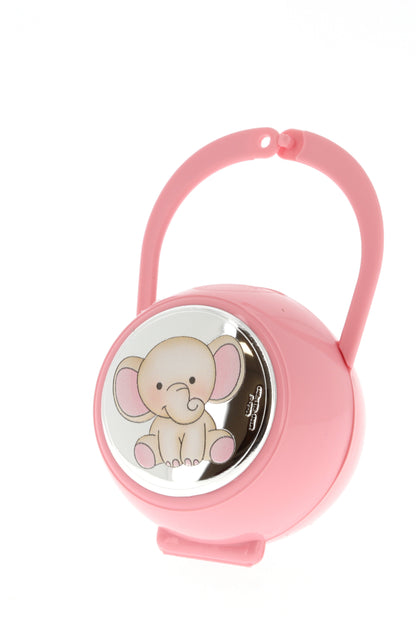 Box portaciuccio con Elefanti in argento