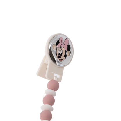 Confezione box e spilla portaciuccio abbinati Mickey Mouse/Minnie