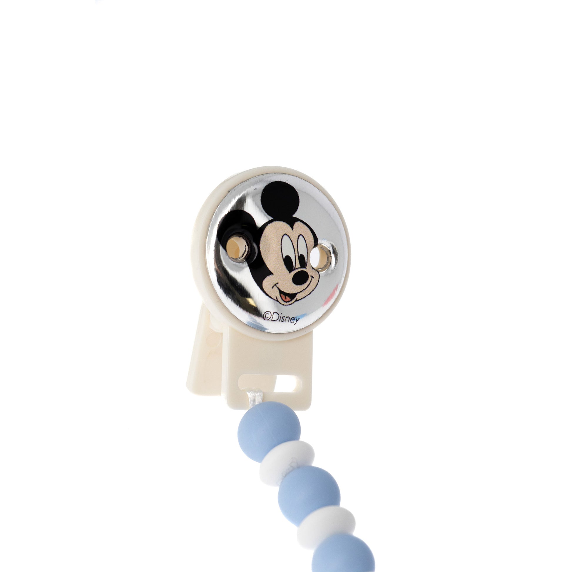 Confezione box e spilla portaciuccio abbinati Mickey Mouse/Minnie
