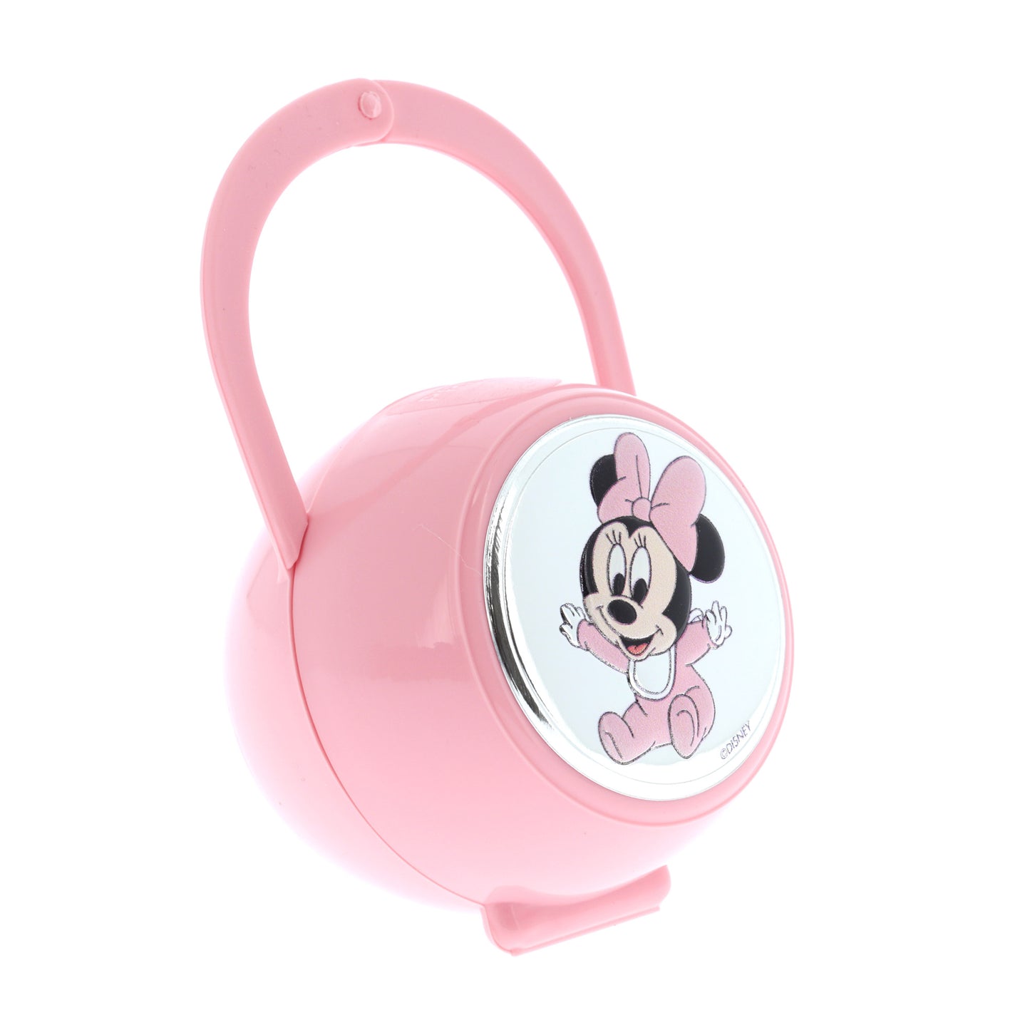 Confezione box e spilla portaciuccio abbinati Mickey Mouse/Minnie