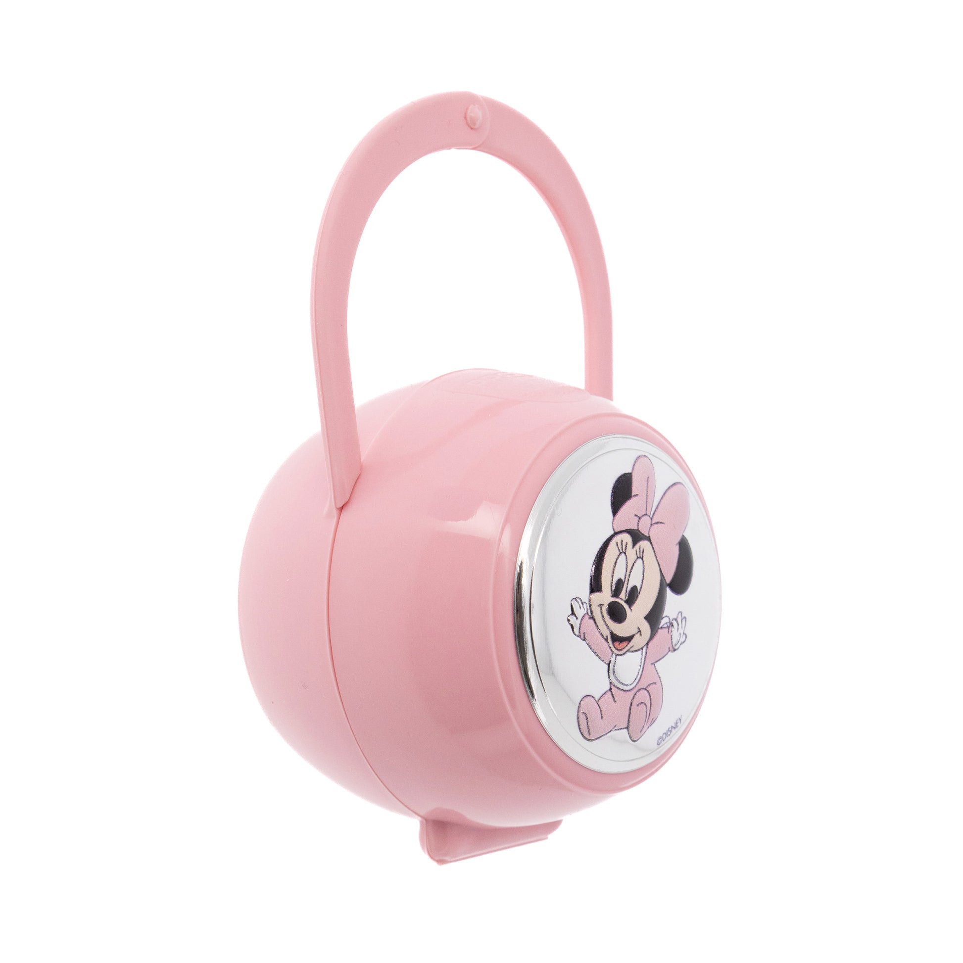 Confezione box e spilla portaciuccio abbinati Mickey Mouse/Minnie