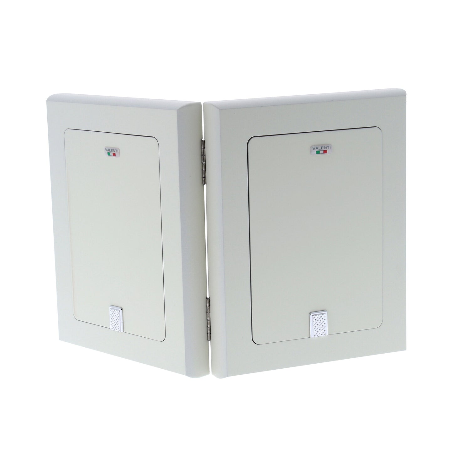 Cornice doppia con kit per impronte neonato. Dimensioni 30x19 cm