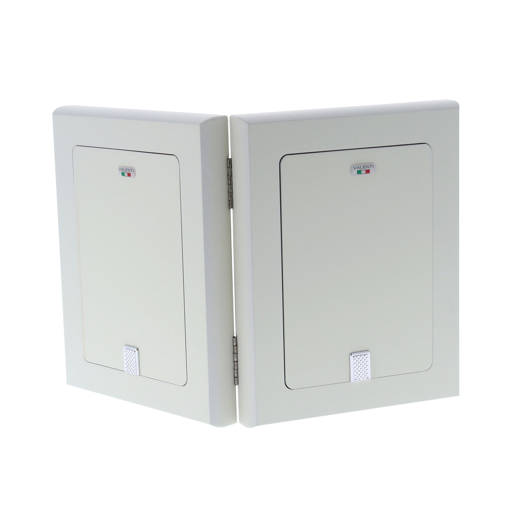 Cornice doppia con kit per impronte neonato. Dimensioni 30x19 cm