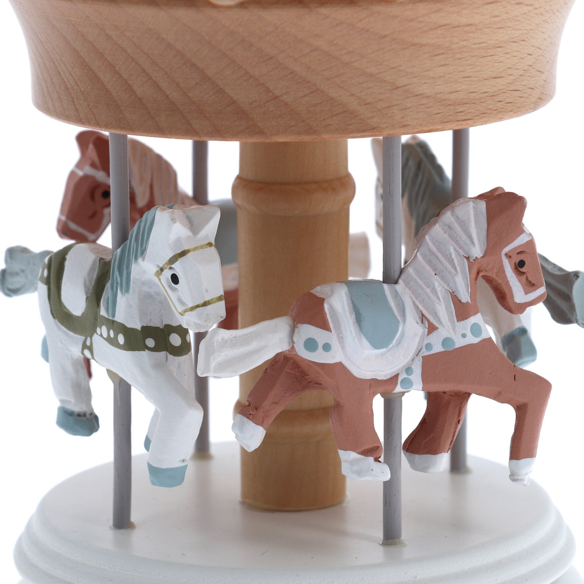 Giostrina cavalli con carillon. Altezza 20 cm