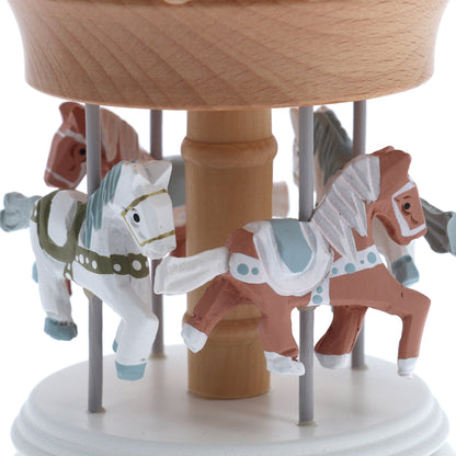 Giostrina cavalli con carillon. Altezza 20 cm