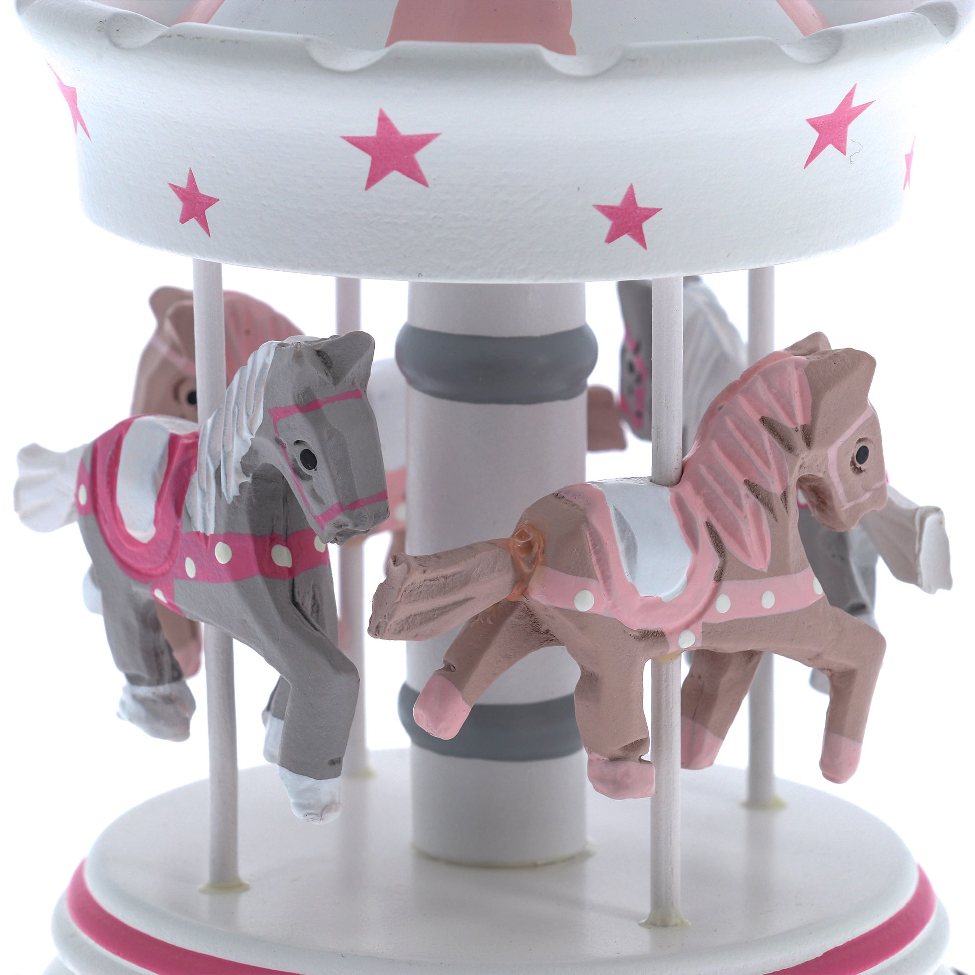 Giostrina cavalli con carillon. Altezza 20 cm