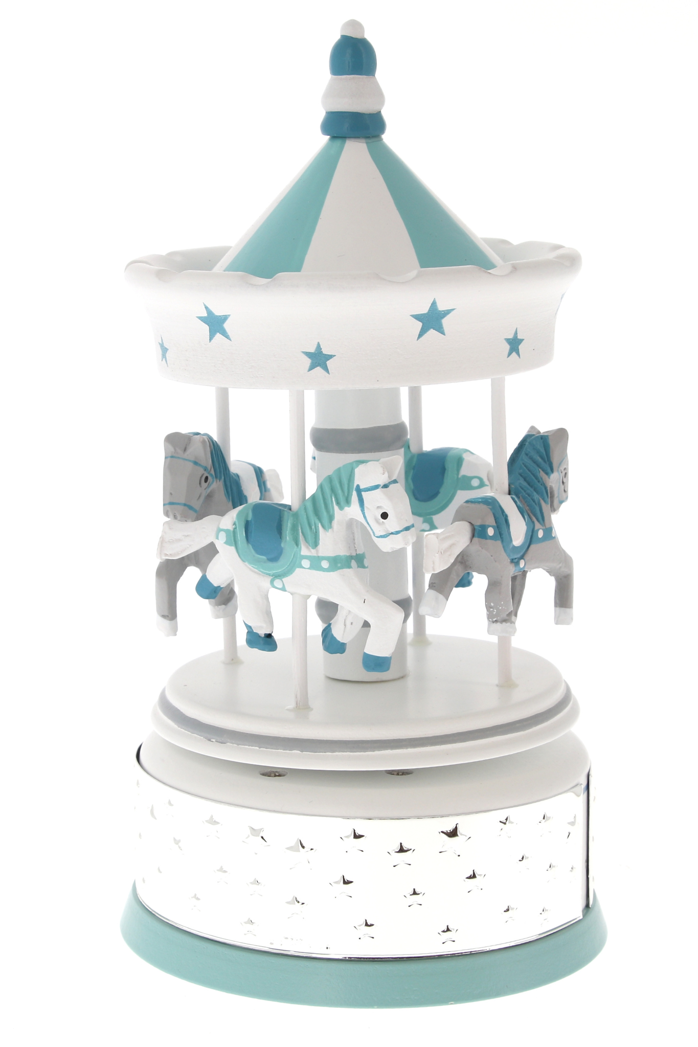 Giostrina cavalli con carillon. Altezza 20 cm