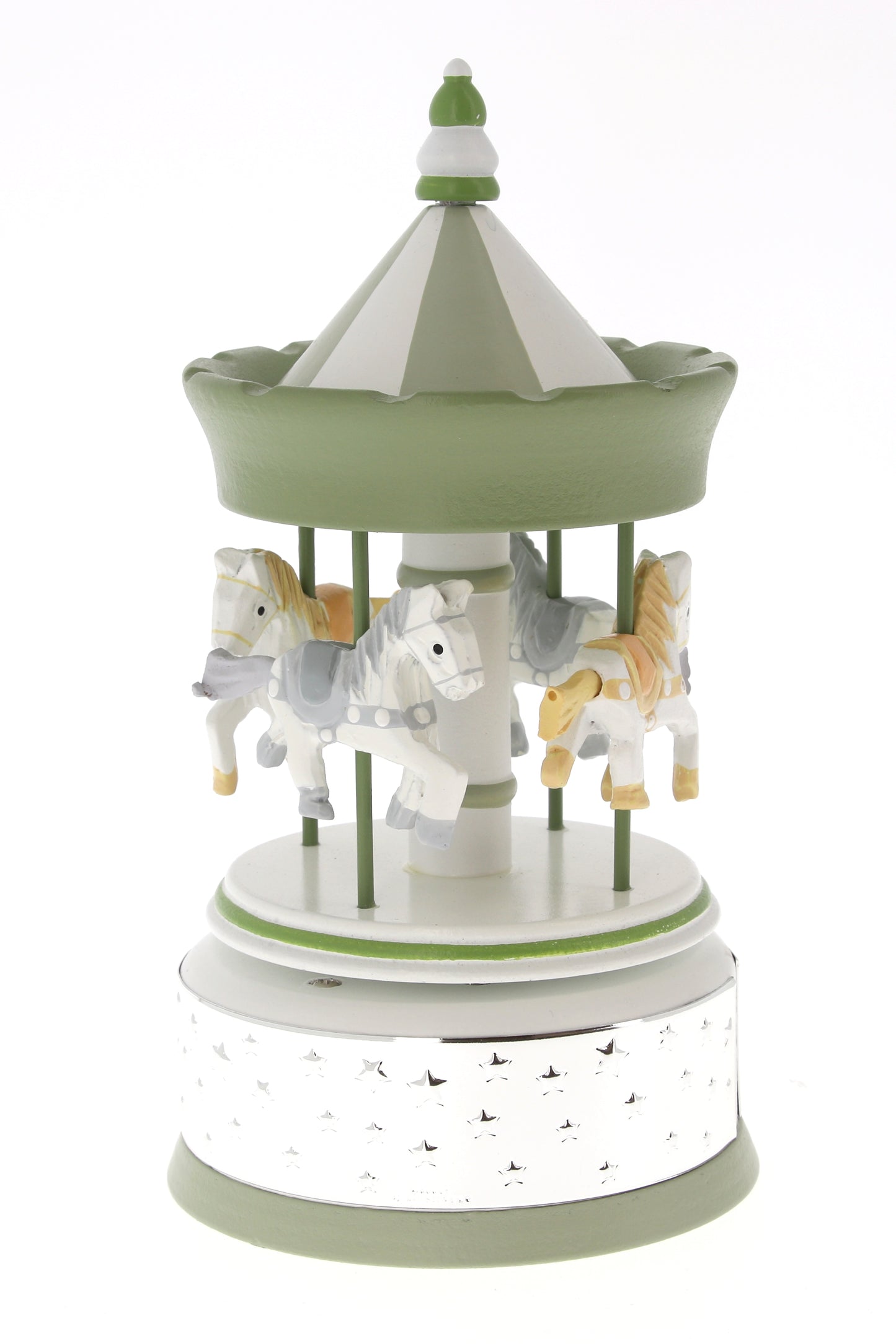 Giostrina cavalli con carillon. Altezza 20 cm