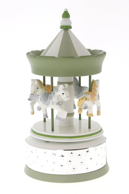 Giostrina cavalli con carillon. Altezza 20 cm