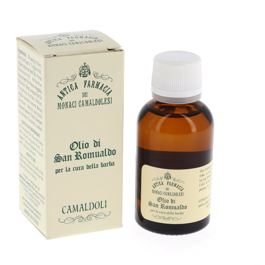 Olio di San Romualdo per la cura della barba. Confezione da 30 ml