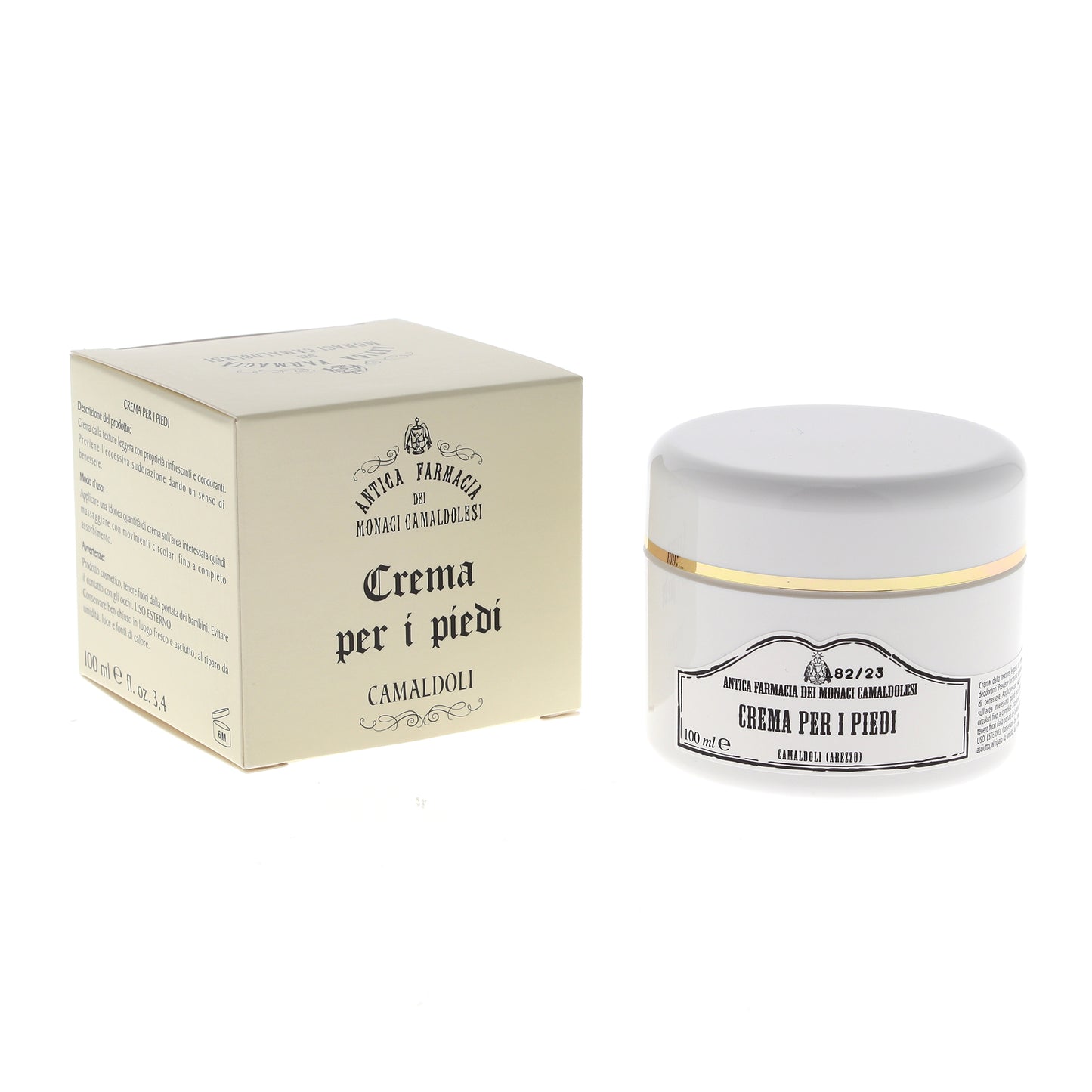 Crema Piedi. 100ml Lenitiva, rinfrescante e idratante