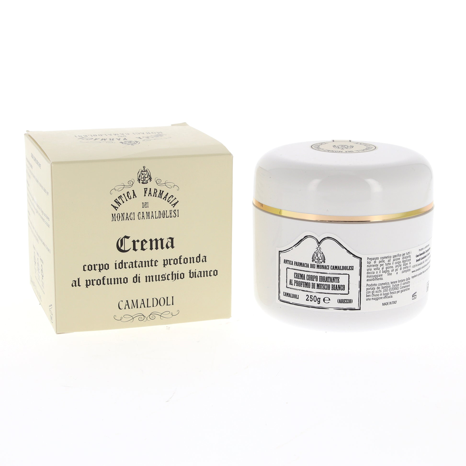 Crema corpo idratante al muschio bianco 250 ml