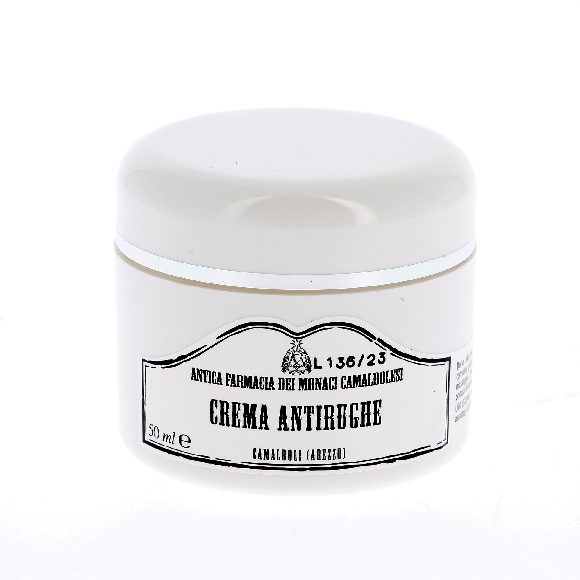 Crema Viso Antirughe, per tutti i tipi di pelle. Confezione da 50 ml