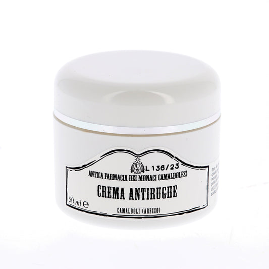 Crema Viso Antirughe, per tutti i tipi di pelle. Confezione da 50 ml