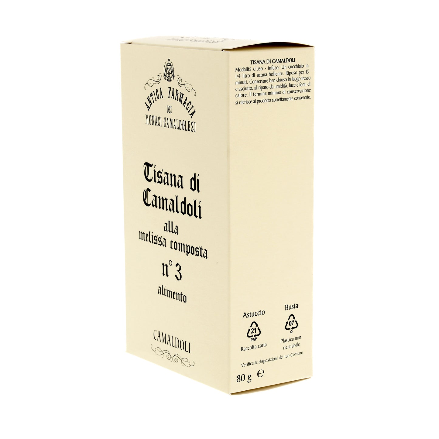 Tisana Melissa Composta 80 gr. Miscela rilassante
