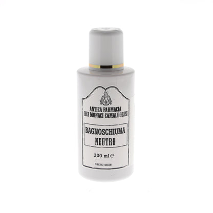 Bagnoschiuma neutro, delicato. Flacone da 200 ml