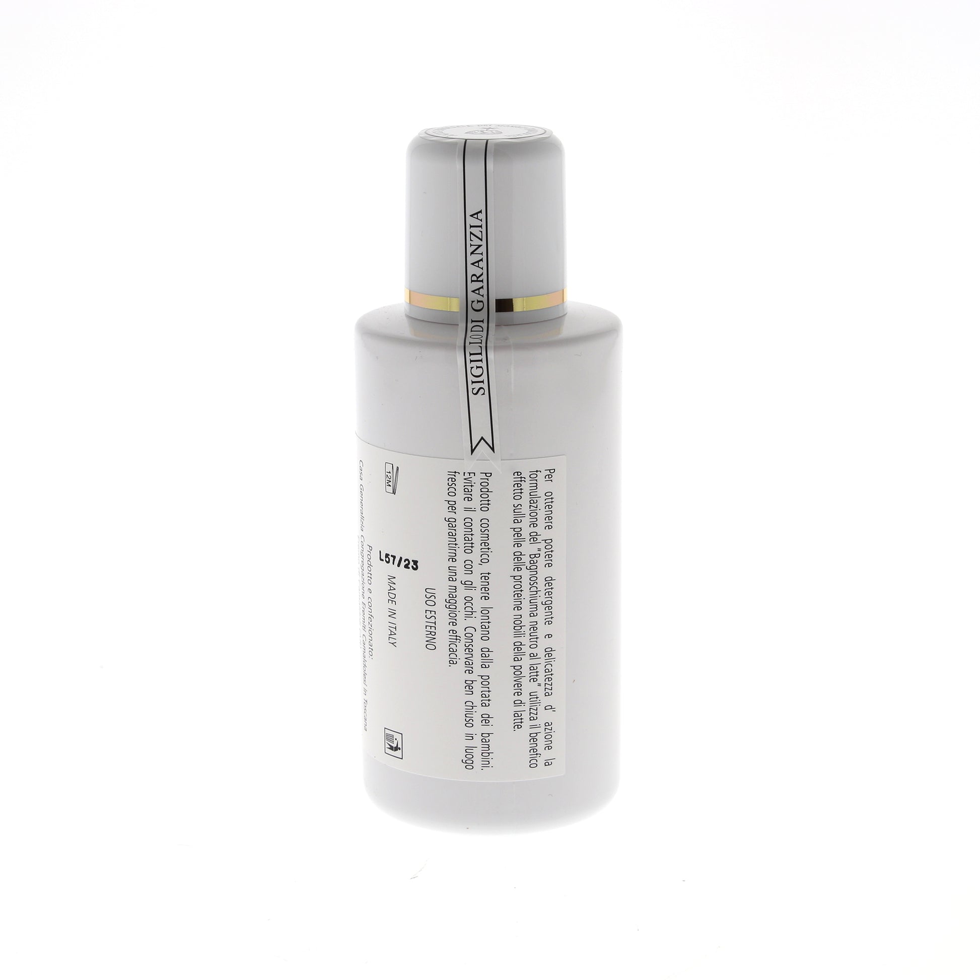 Bagnoschiuma neutro, delicato. Flacone da 200 ml
