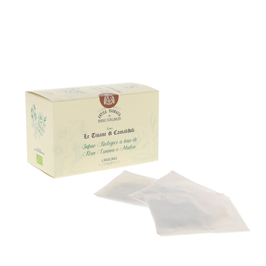 Infuso biologico di Rosa Canina e Malva. 16 filtri