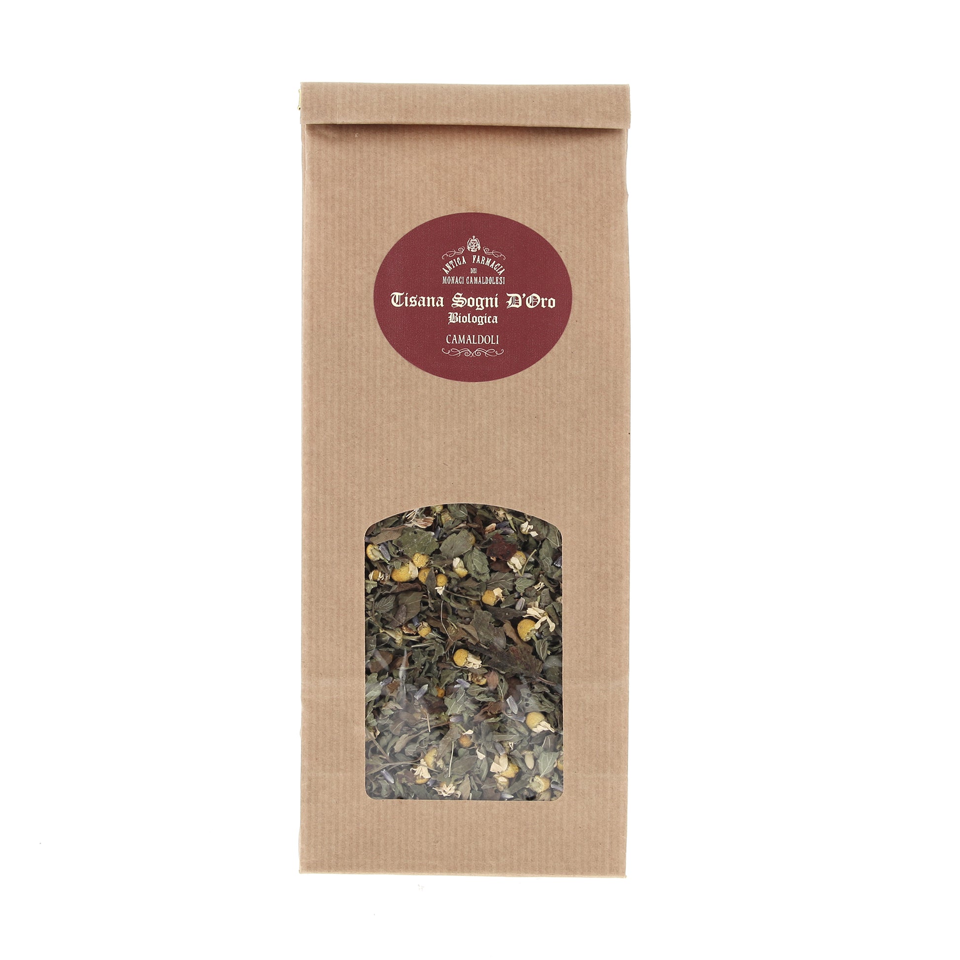 Tisana biologica Sogni d'oro. Bevanda rilassante 70 gr