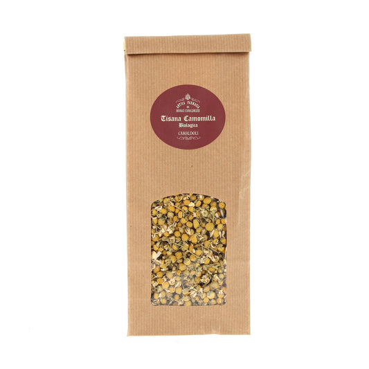 Tisana biologica Camomilla. Bevanda rilassante 70 gr