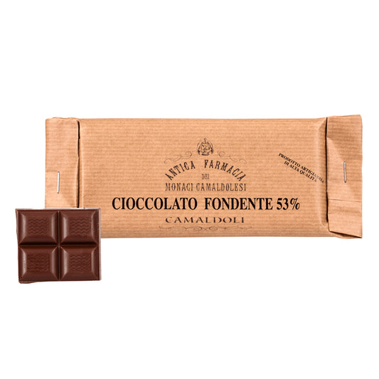 Cioccolato fondente 53%. 100 gr. - Prodotto dai Monaci Camaldolesi