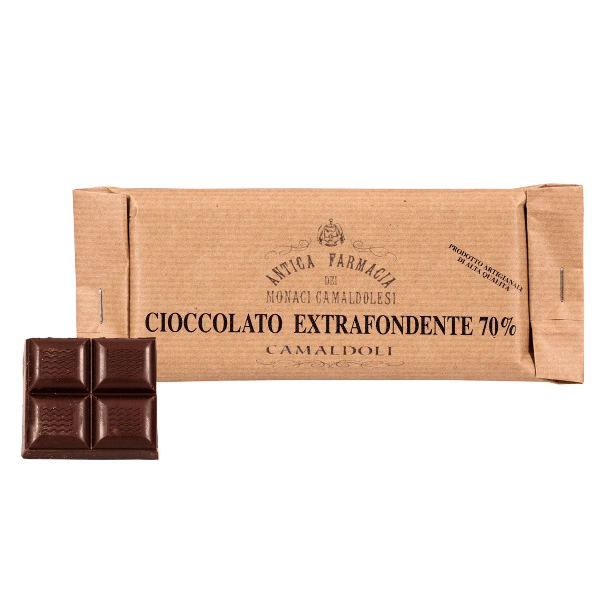 Cioccolato fondente extra 70%. 100 gr. - Prodotto dai Monaci Camaldolesi