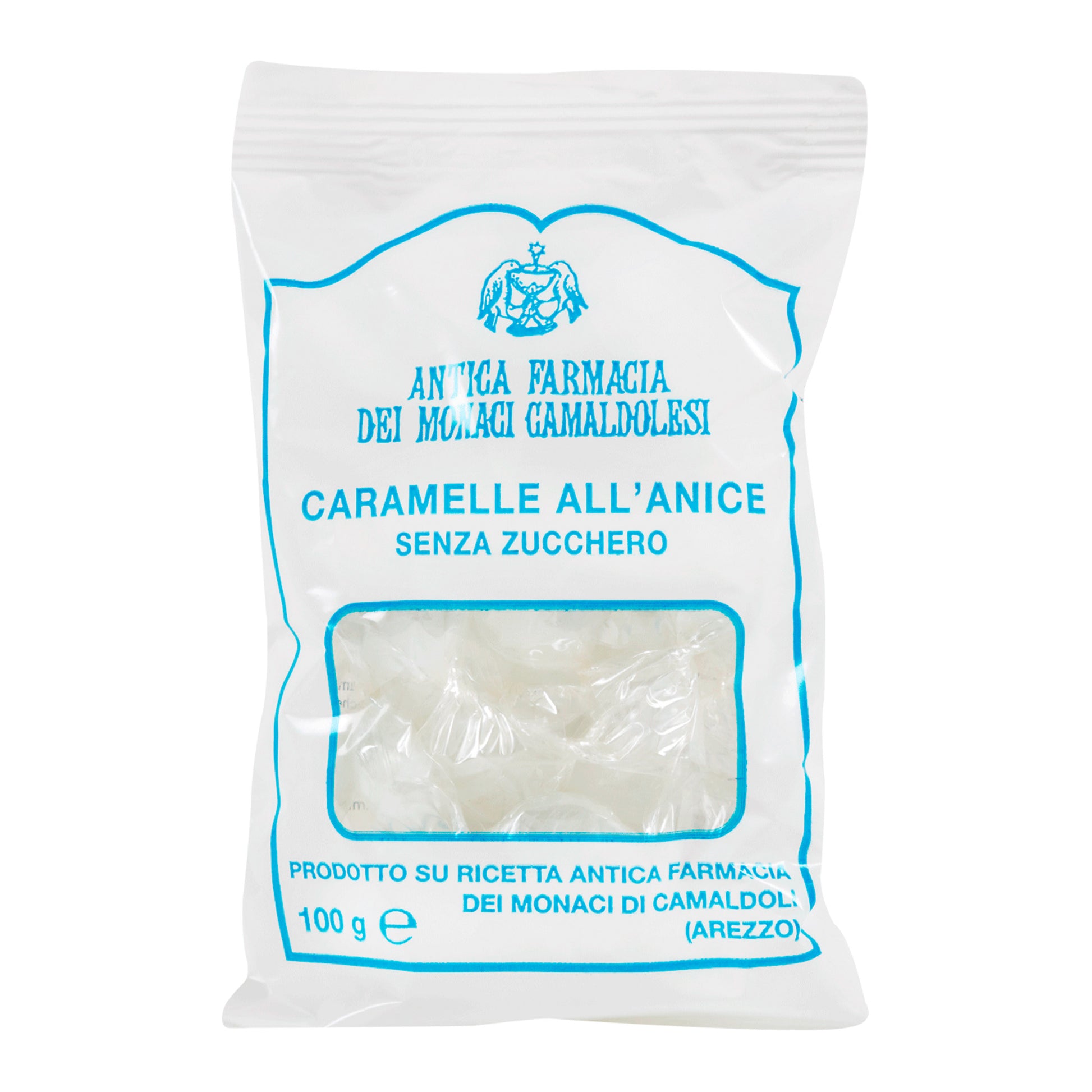 Caramelle all'Anice, senza zucchero. 100 gr