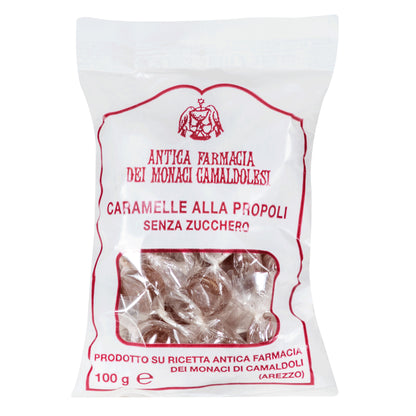 Caramelle alla Propoli, senza zucchero. Confezione da 100 gr
