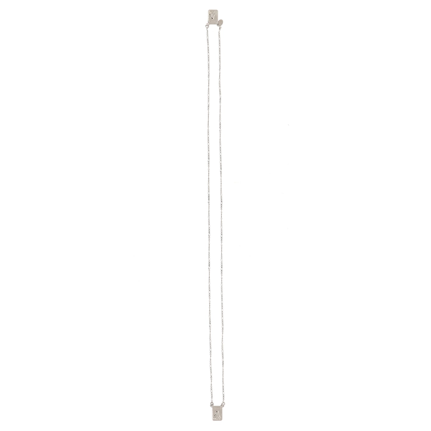 Scapolare del Carmelo in argento 925. Misura media. Lunghezza 32 cm