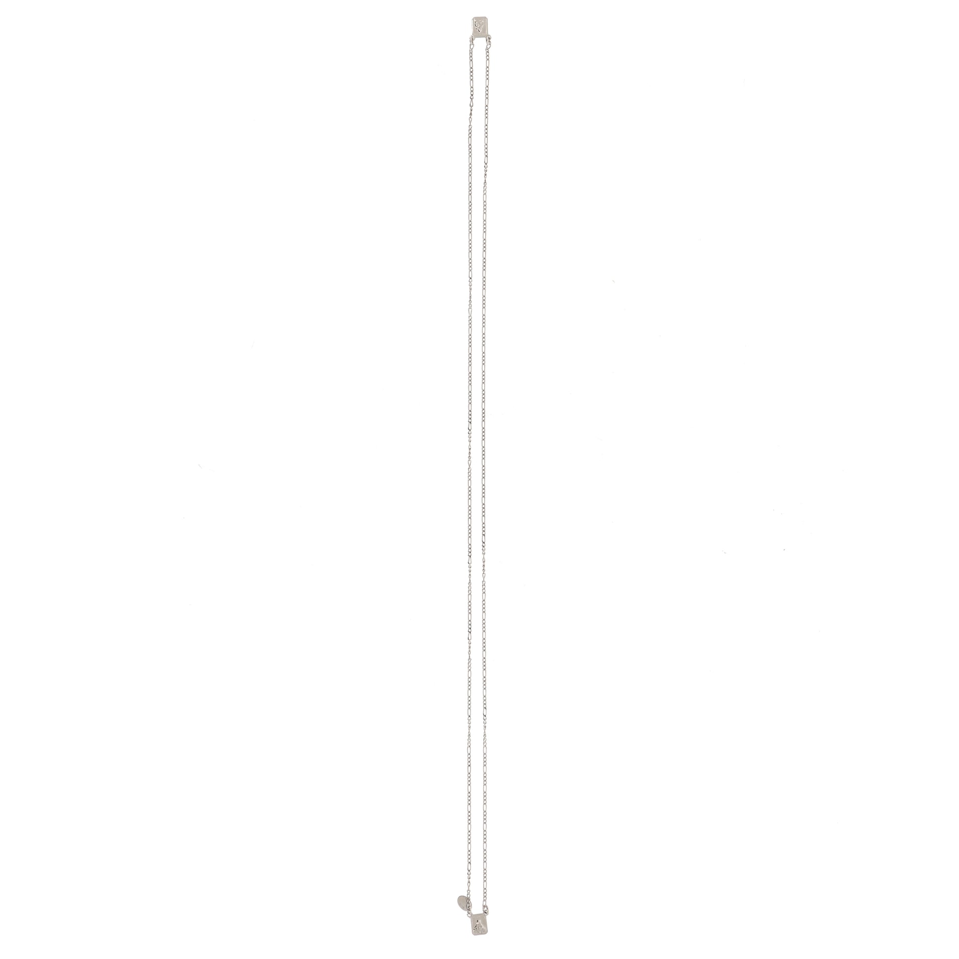 Scapolare del Carmelo in argento 925. Misura piccola. Lunghezza 32 cm