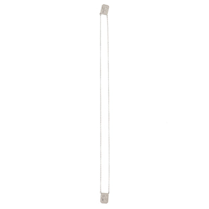 Scapolare del Carmelo in argento 925. Misura grande. Lunghezza 32,5 cm