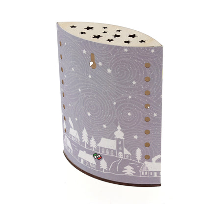 Lampada da compagnia in carta, Angelo di Natale. Altezza 16 cm