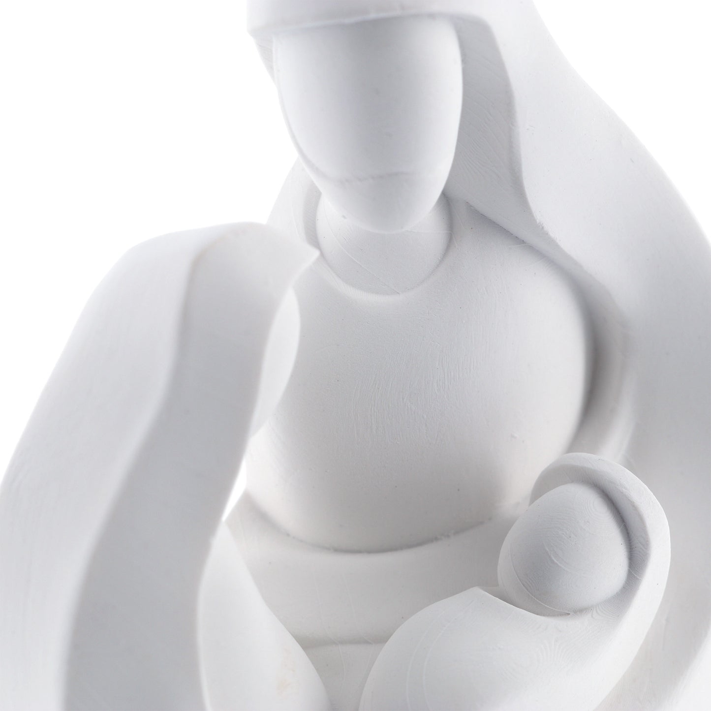 Statua in resina Sacra Famiglia. Altezza 8,5 cm