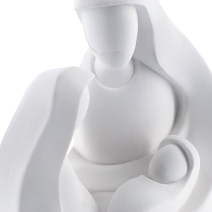 Statua in resina Sacra Famiglia. Altezza 8,5 cm
