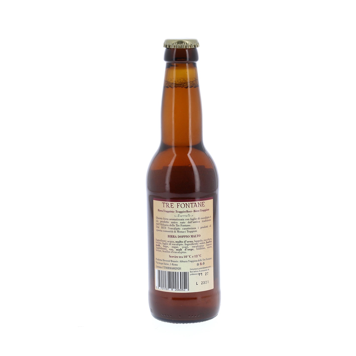Birra Trappista Tripel da 33 cl