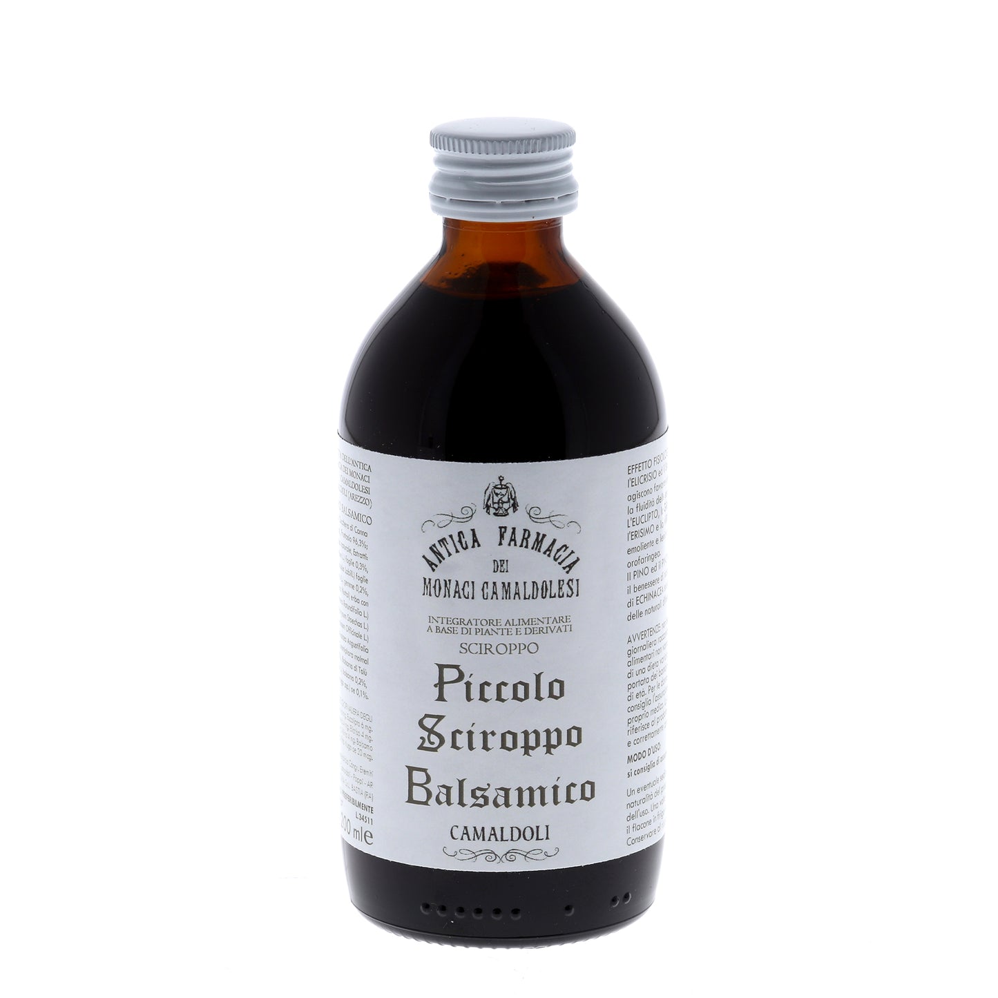 Piccolo sciroppo balsamico - integratore alimentare. Confezione da 200 ml
