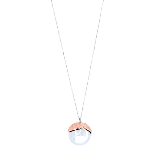 Collana chiama Angeli con Ave Maria in latino, in argento 925